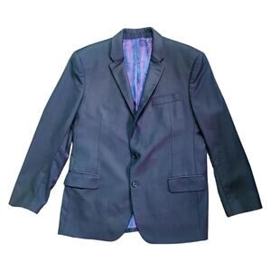Designer Ricardo Almeida Brazilian Wool Two Button Blazer Dinner Jacket Gray 42